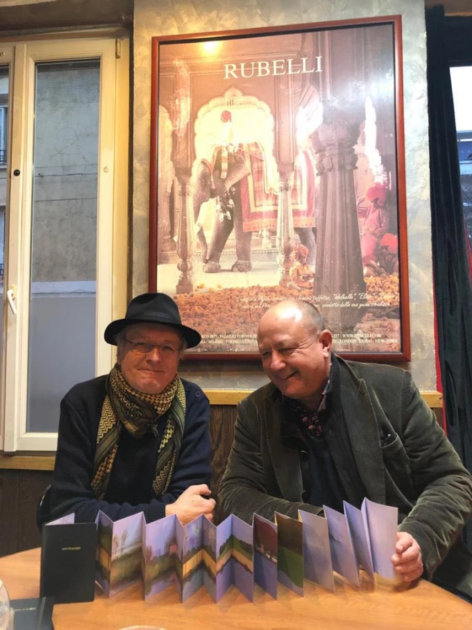 photo de ronald curchod et carl norc pour l'ouvrage À l'estime