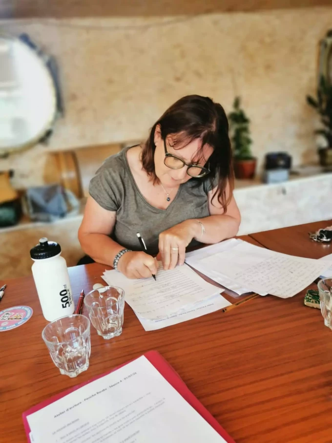 Atelier d'écriture avec Hélène Laurain à Talange