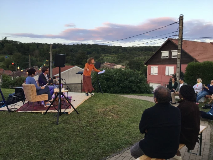 Photo Pleine Lune avec Nicolas Mathier et Agn&egrave;s Sourdillon