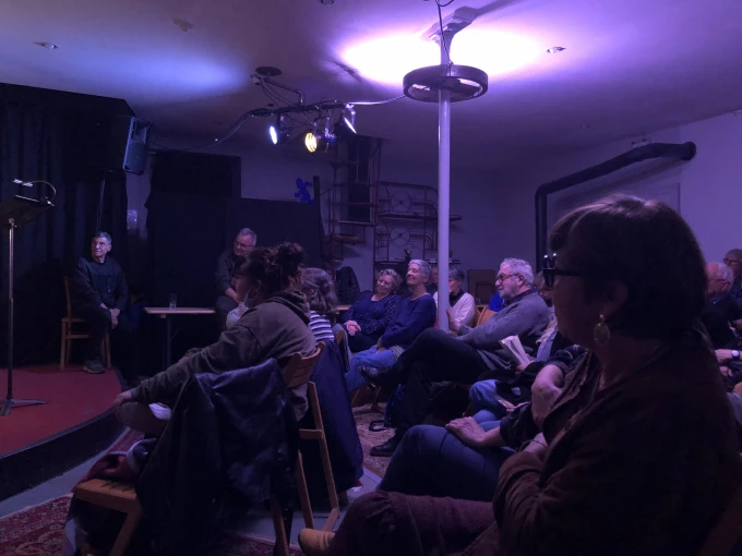 Photo Pleine Lune avec Mathias &Eacute;nard et Serge Maggiani