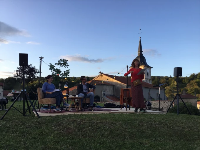 Photo Pleine Lune avec Nicolas Mathier et Agn&egrave;s Sourdillon