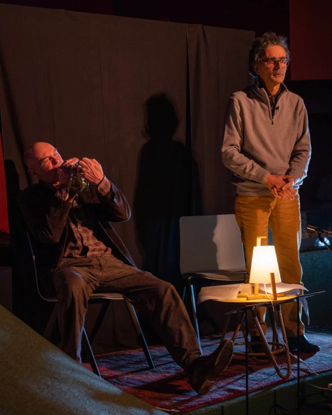 Photos Pleine Lune avec Emmanuel Lascoux et Jacques Bonnaff&eacute;