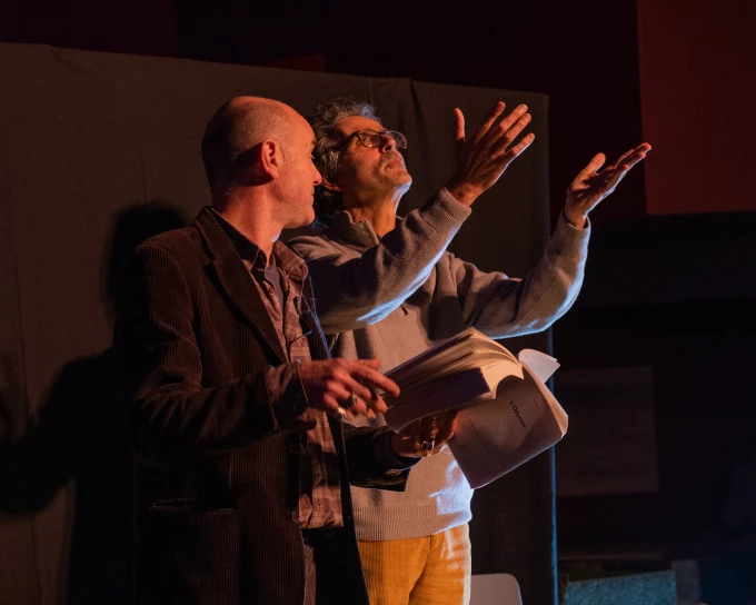 Photos Pleine Lune avec Emmanuel Lascoux et Jacques Bonnaff&eacute;