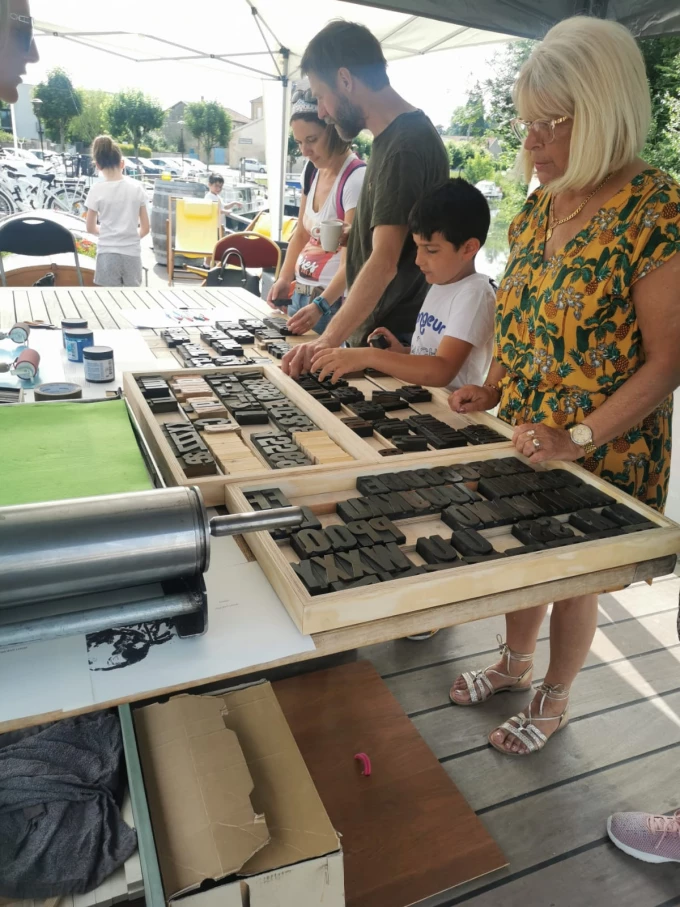 Atelier de"typo&eacute;sie" &agrave; Stenay