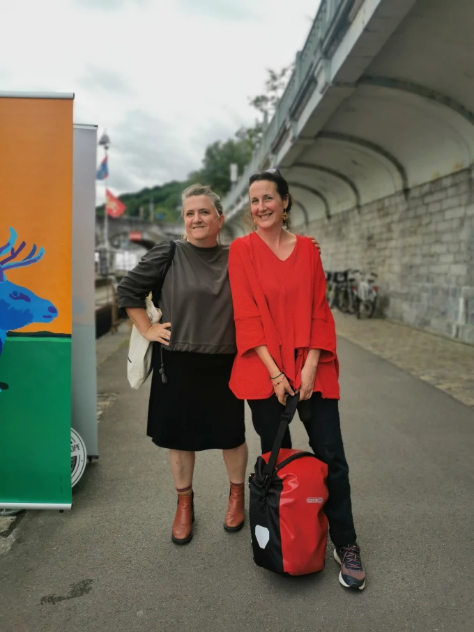 L'autrice-illstratrice Kitty Crowther et L'actrice Maia Baran