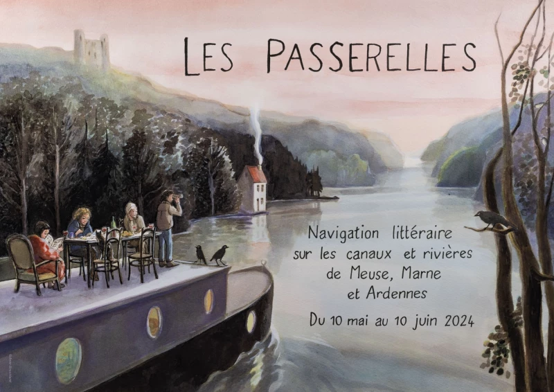 Affiche Les Passerelles 2024 par Anne Brouillard