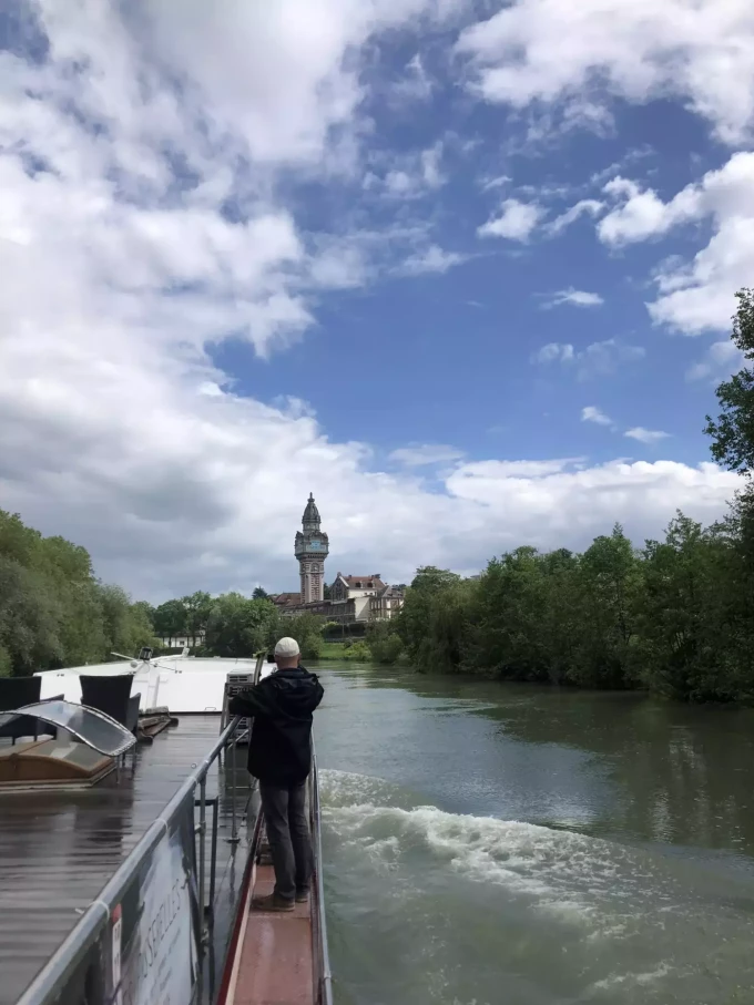Arrivée à Epernay avec Etienne Davodeau