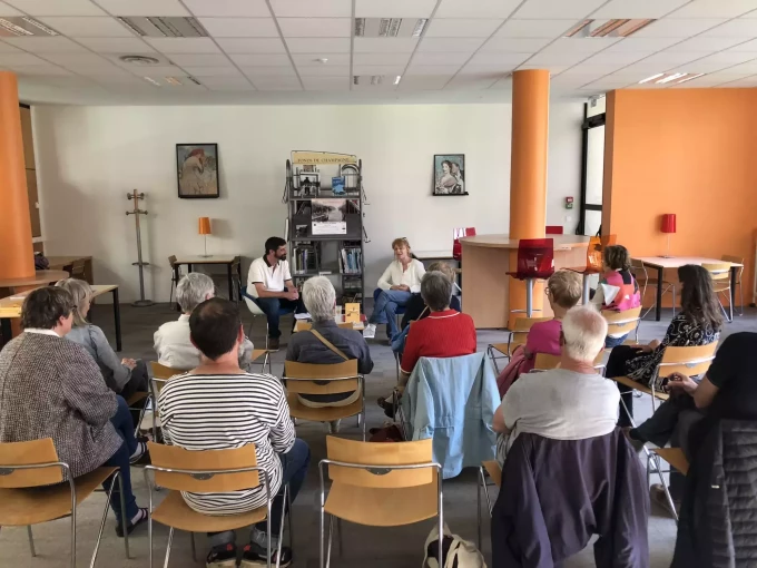 Rencontre avec Paola Pigani, Epernay