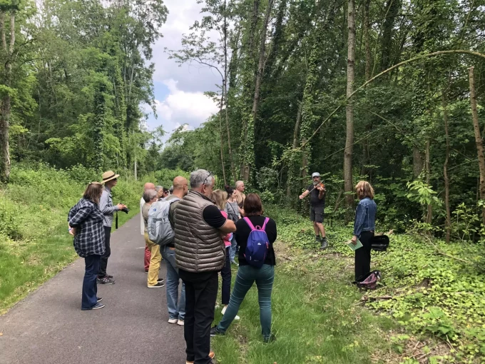 D&eacute;ambulation po&eacute;tique avec Paola Pigani, Tours-sur-Marne