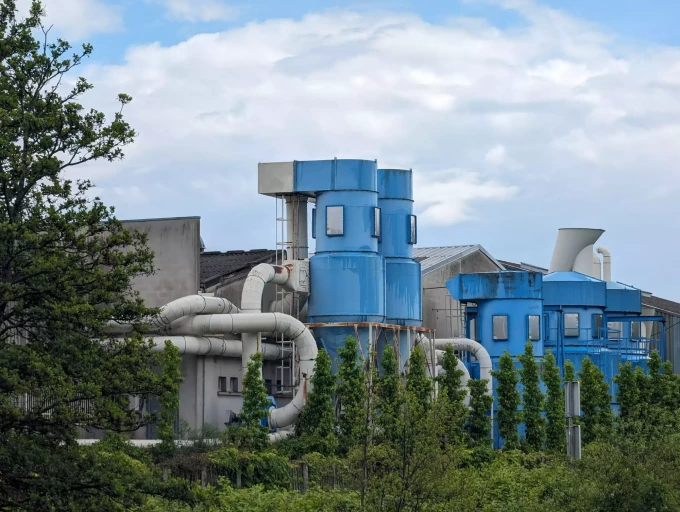 Usine &agrave; silos