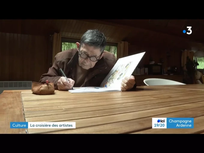 Gilles Bachelet, extrait du reportage de France 3 Champagne-Ardenne