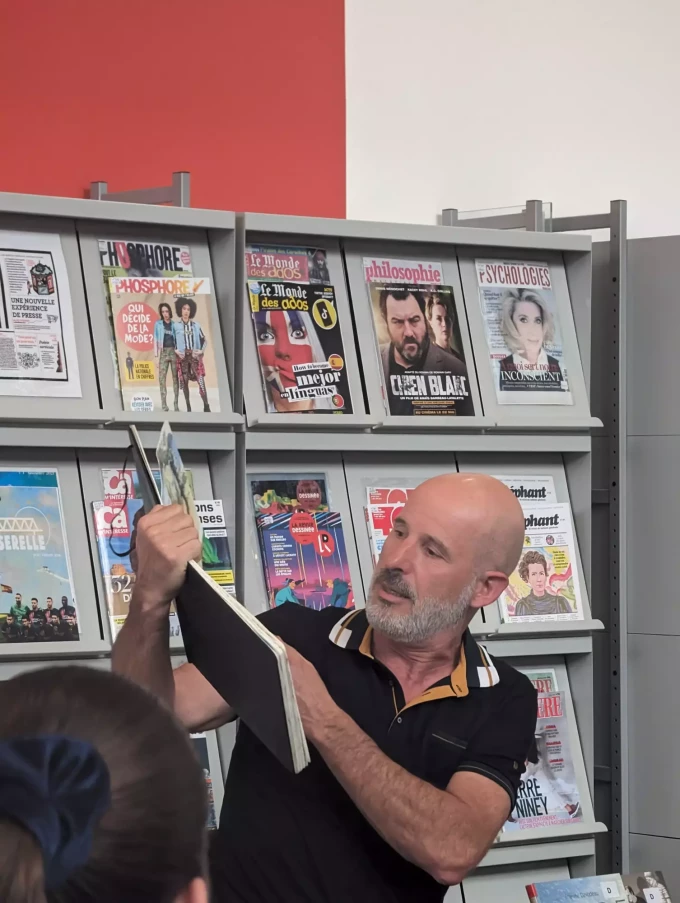 Rencontre d&#039;Etienne Davodeau avec les lycéen.nes, Epernay