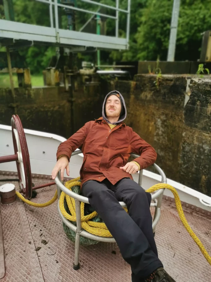 David fait une pause bien m&eacute;rit&eacute;e