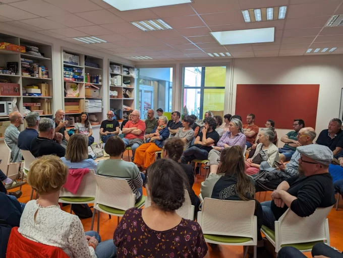 Rencontre avec Etienne Davodeau, médiathèque de Tours/Marne