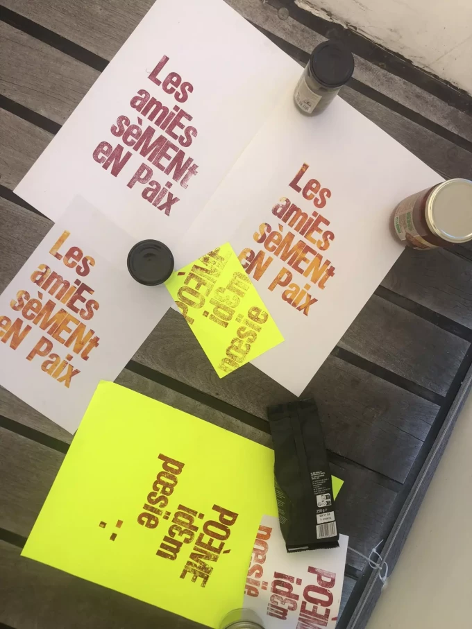 Affiches de typoésie, Namur