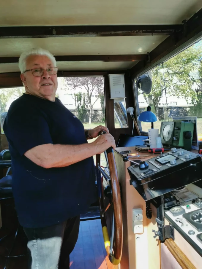 Alain pilote sur la Moselle le 18/09